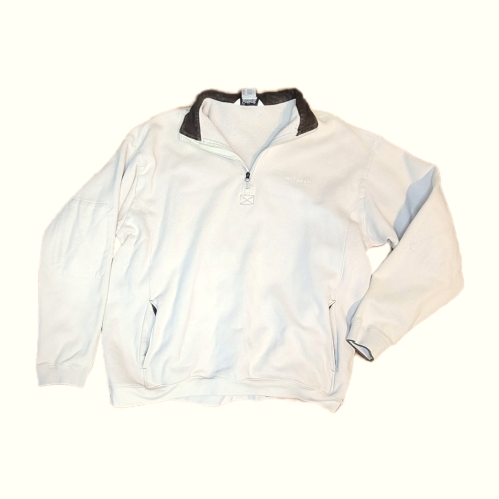 Men's Cream Columbia Sweatshirt XXL